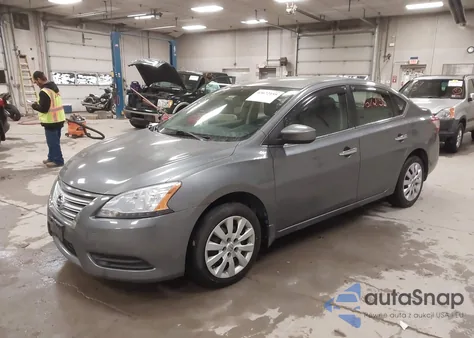 2015 Nissan Sentra S z USA, uszkodzony, nr VIN 3N1AB7AP4FY234131